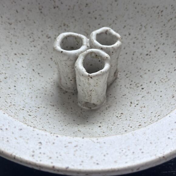 RECKERS Signed Clay 7" Diameter Bowl-Robert Reckers SALT CREEK POTTERY - Picture 10 of 11